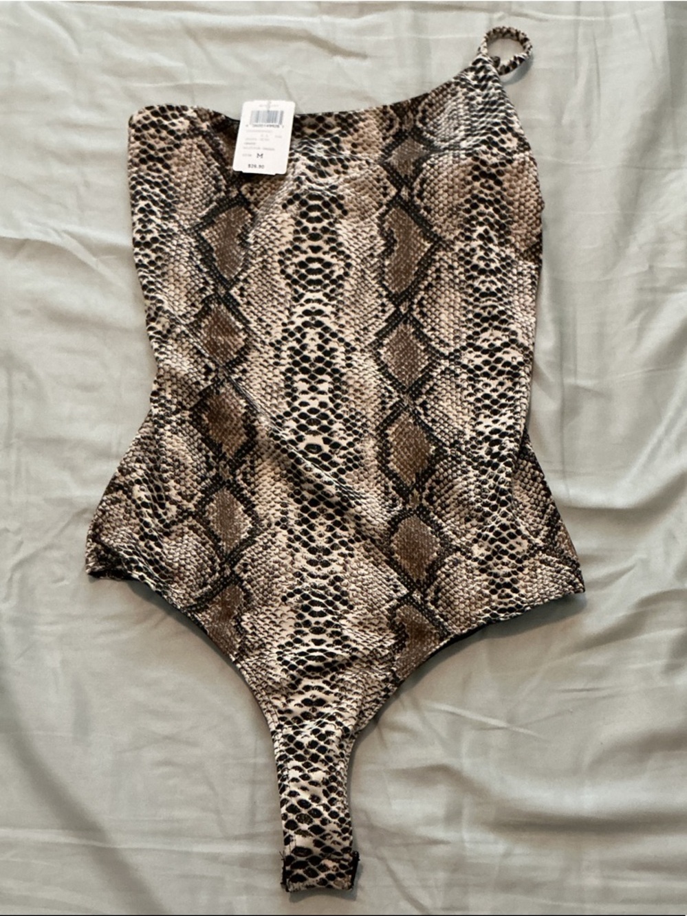 Snake Print Bodysuit